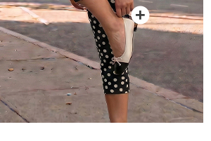 Ballerine di pelle Caprice con memory foam e larghezza G