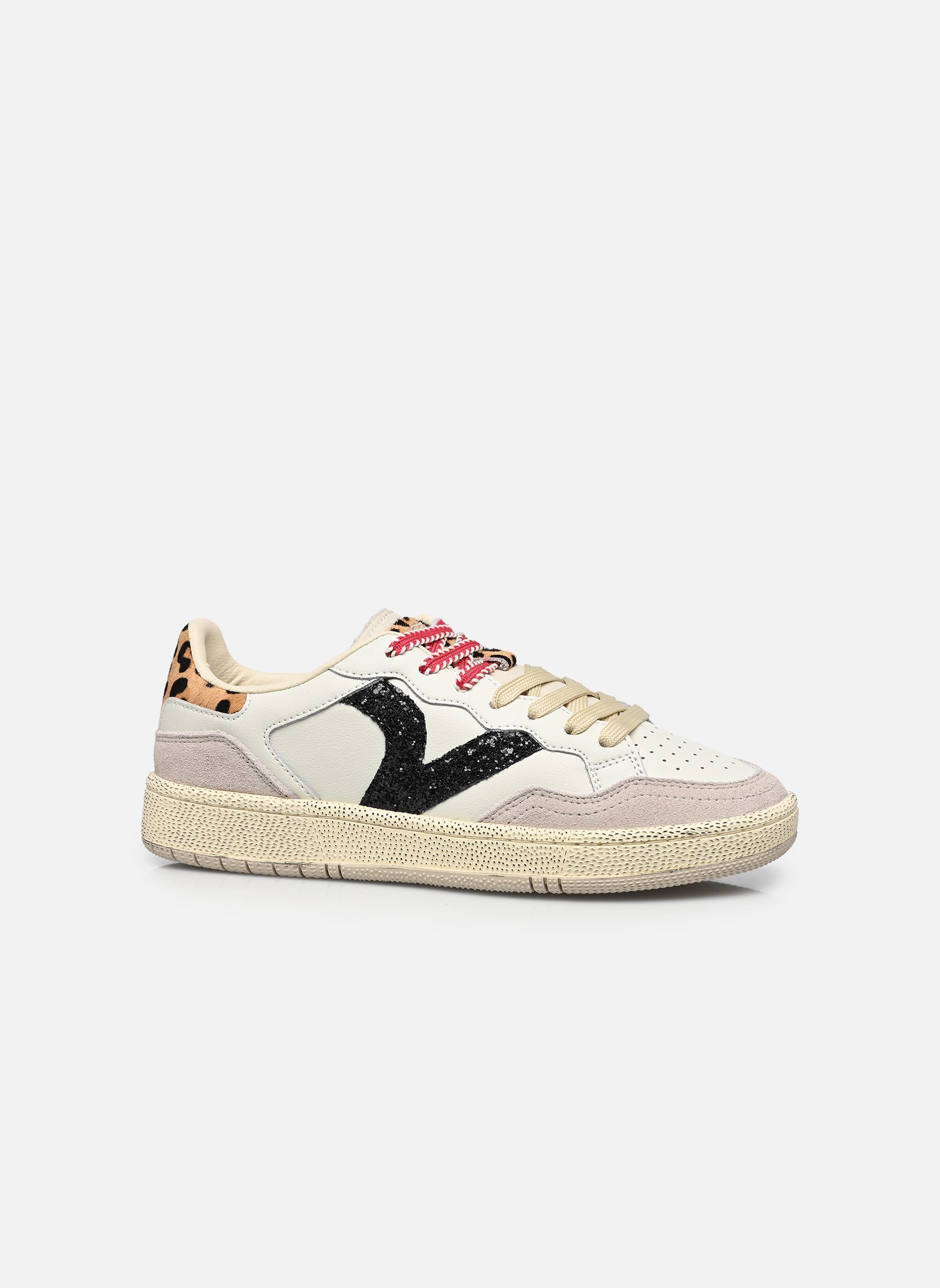 Victoria Sneakers Smash - Animal Mix donna bianco