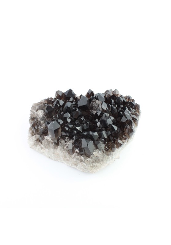 Image of GRANDE Drusa QUARZO FUMÈ 1,5kg Punte Collezionismo Arredamento Zen Chakra 1536gr
