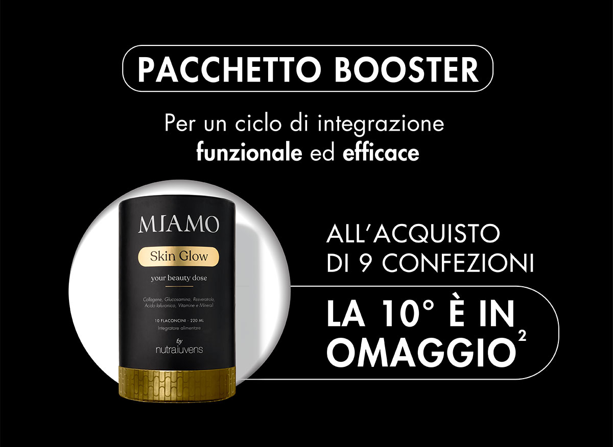 pacchetto booster, all'acquisto di nove confezioni la decima è in omaggio