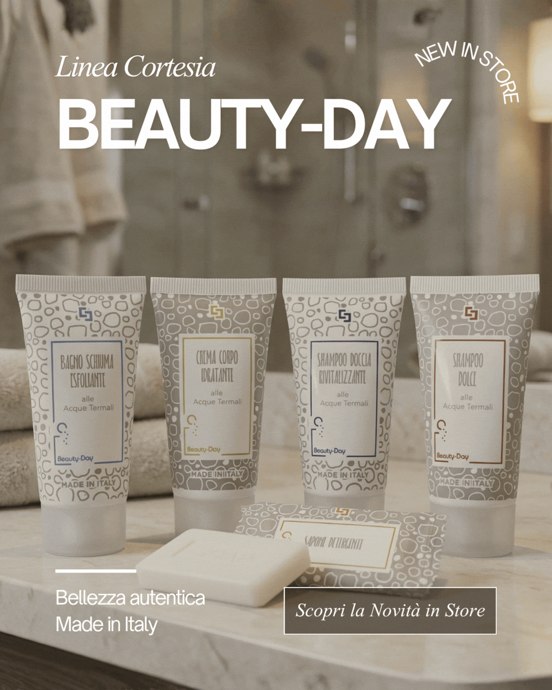 new in store linea cortesia beauty day italy