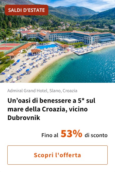 Un%27oasi di benessere a 5* sul mare della Croazia, vicino Dubrovnik
