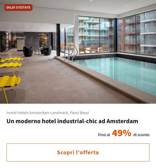 Un moderno hotel industrial-chic ad Amsterdam