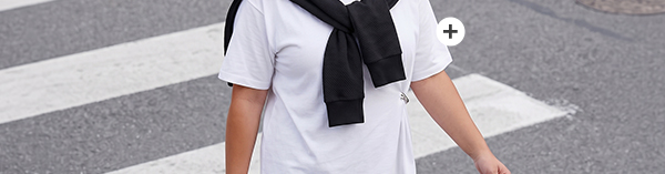 T-shirt, oversize, drappeggio con fibbia