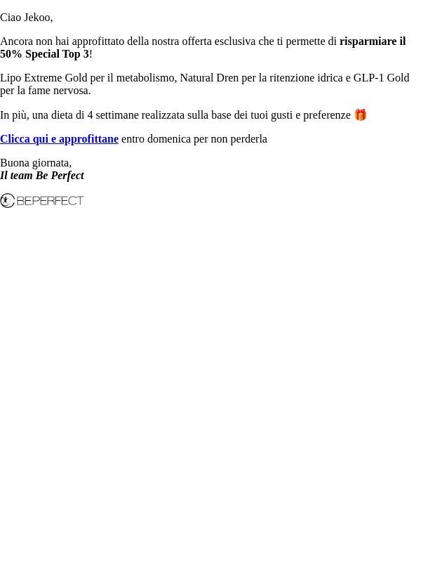 ⚠️ Stai per perdere 90€ di sconto