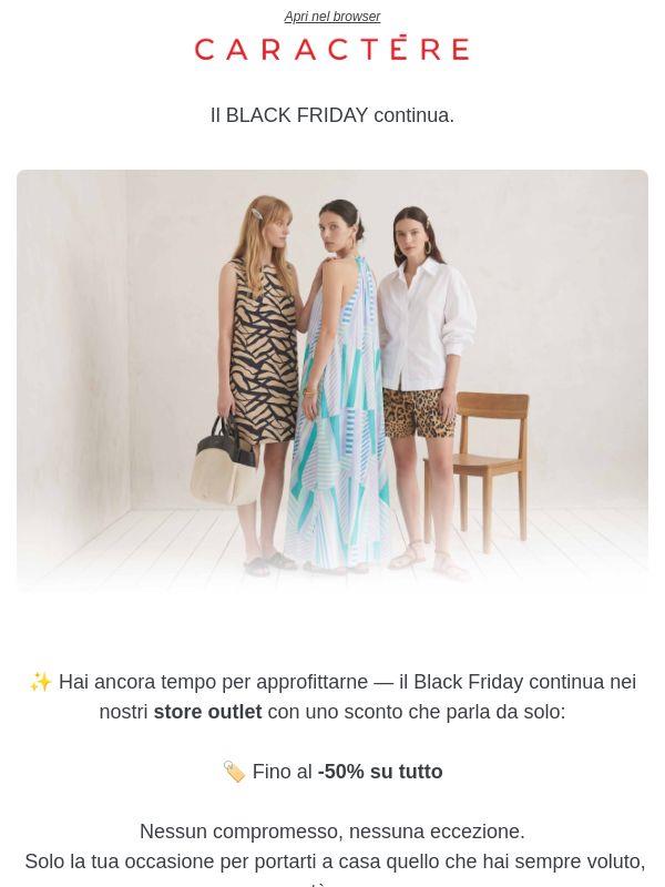 Il Black Friday continua.