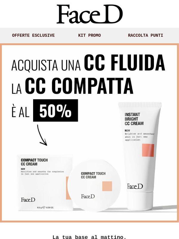 CC Cream Compatta al -50%