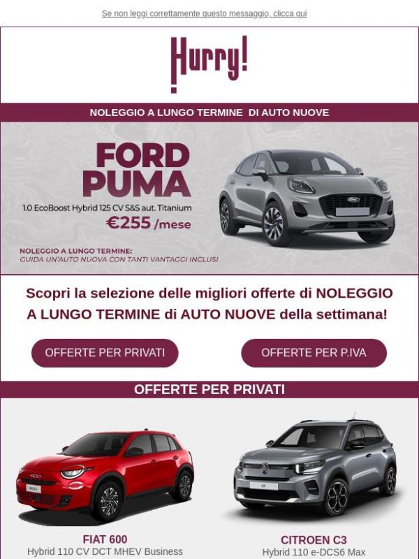 🚘HURRY! Noleggio | Le MIGLIORI OFFERTE della settimana 🚘 Scopri tutte le auto a noleggio a prezzi scontati!