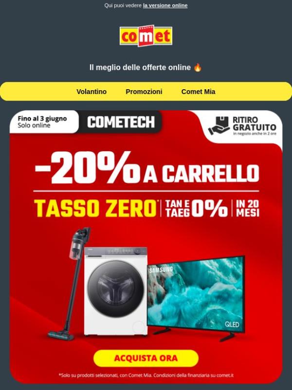 ONLINE | -20% A CARRELLO 🔥