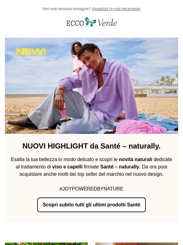 💫 Novità per viso e capelli firmate Santé – naturally.
