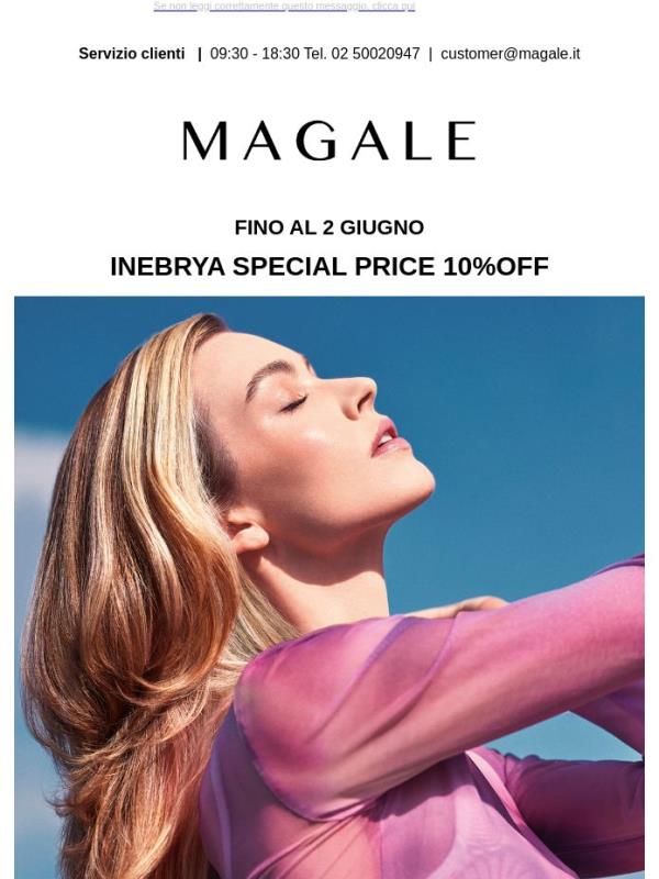 ✨ Solo per Te: -10% su Inebrya 💜🧡