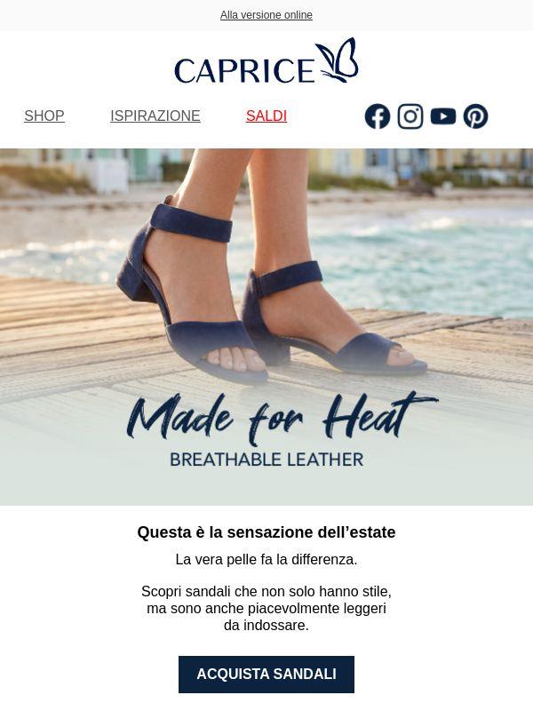 ☀️ Sandali in vera pelle