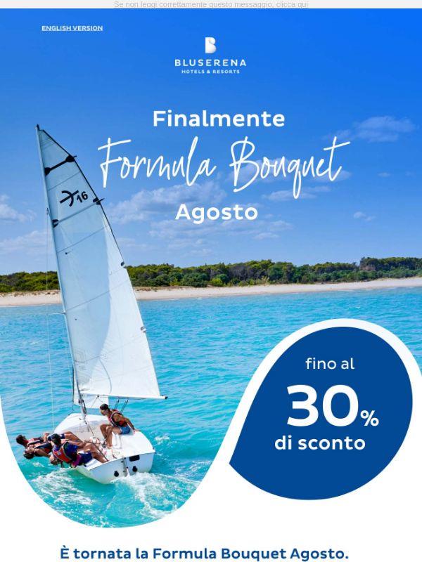 Flash Sale: Formula Bouquet Agosto.