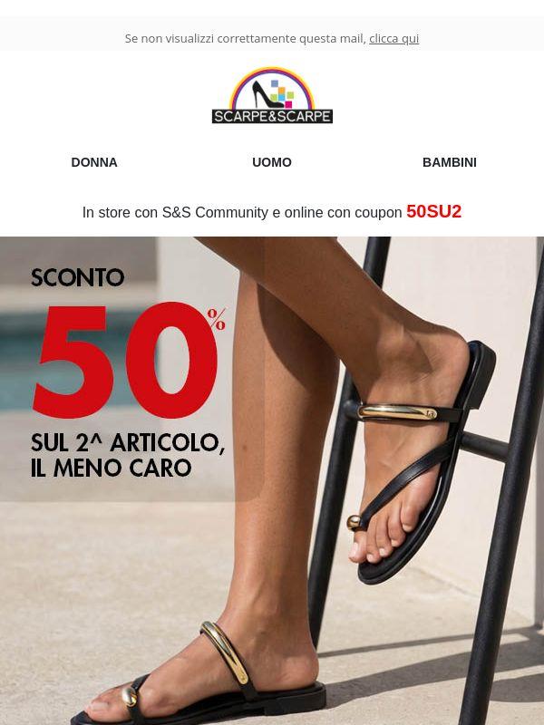 -50% su 2° 🔥 Il secondo lo paghi la metà!