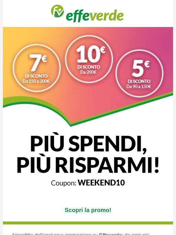 Ricevi fino a 10€ di sconto! 🛒