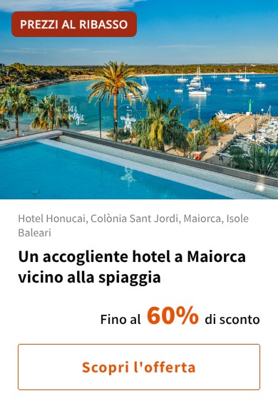Un accogliente hotel a Maiorca vicino alla spiaggia