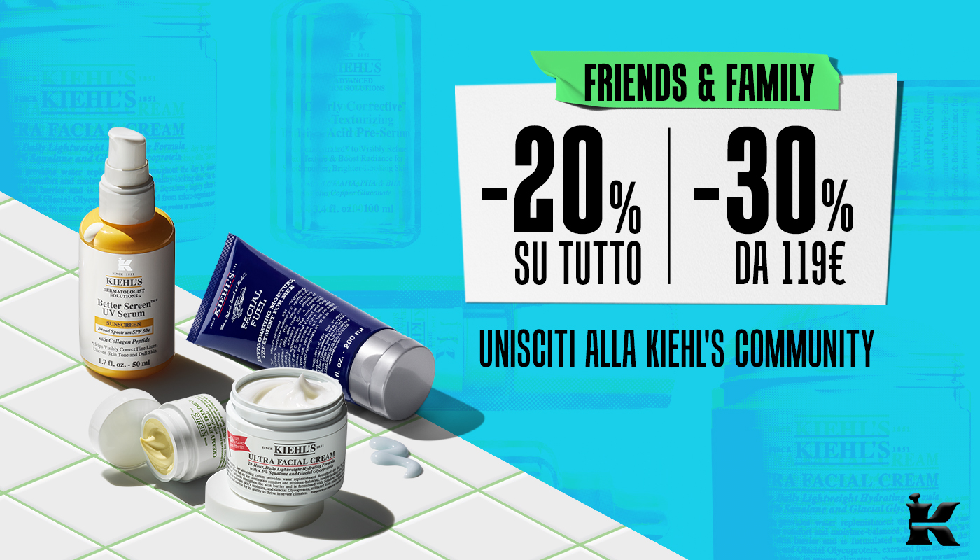 Friends & Family, 25% SU TUTTO, 30% SU 109&euro; DI SPESA