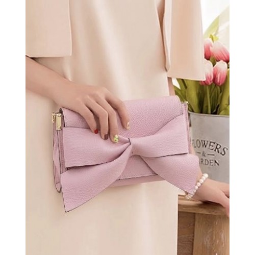 Liorenza Bow Leather Crossbody Bag