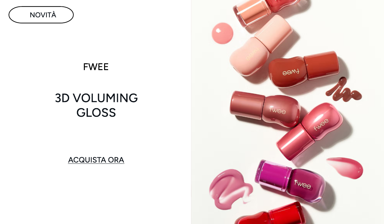 Fwee 3D Voluming Gloss 70% 5.3g (Various Shades)