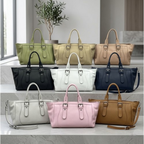 Adelvira Large Leather Tote Bag
