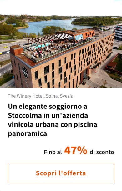 Un elegante soggiorno a Stoccolma in un'azienda vinicola urbana con piscina panoramica