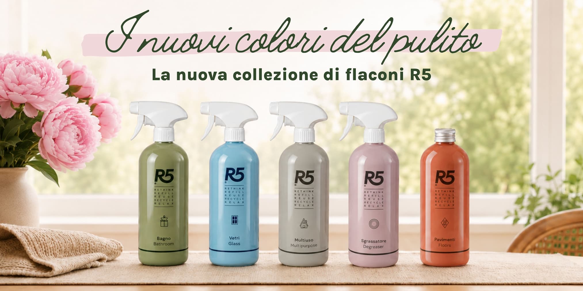 Detergenti spray casa
