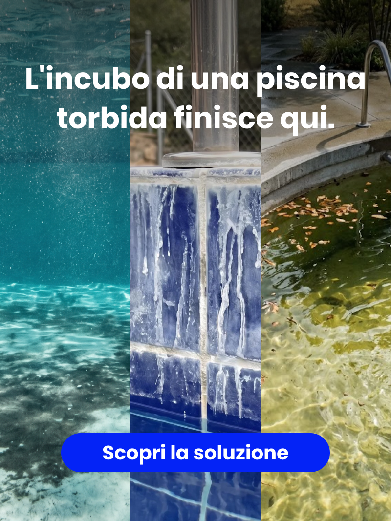 L'incubo di una piscina torbida finisce qui.