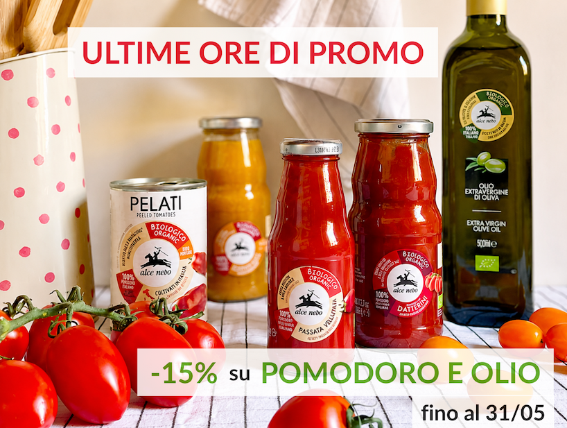 Promo pomodoro e olio: -15%