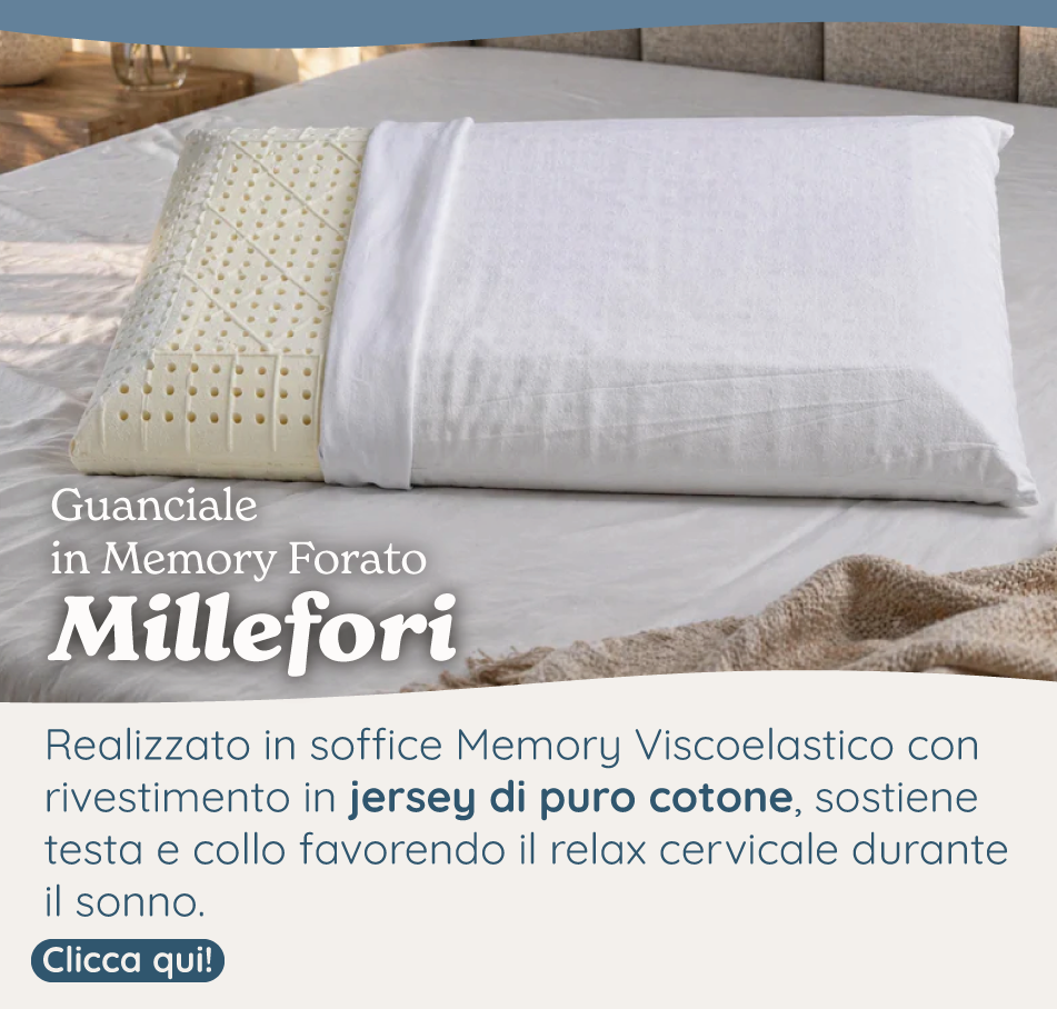 Guanciale in Memory Forato - Millefori