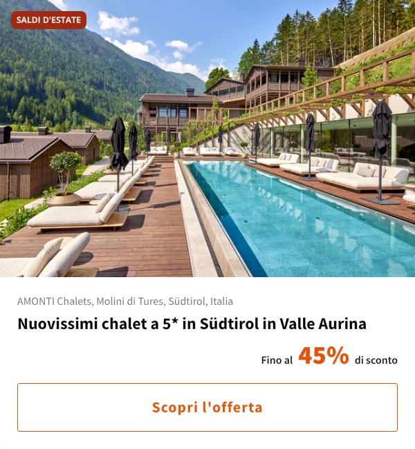 Nuovissimi chalet a 5* in Südtirol in Valle Aurina