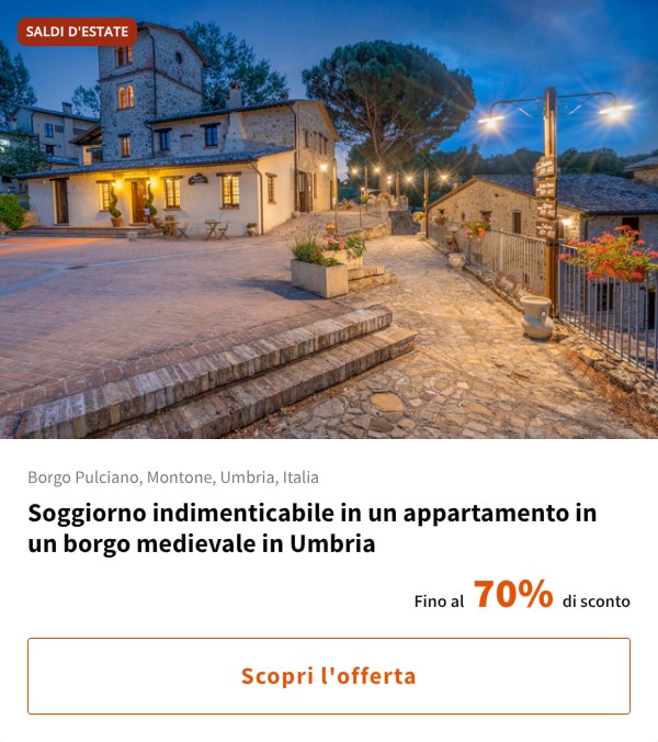Soggiorno indimenticabile in un appartamento in un borgo medievale in Umbria