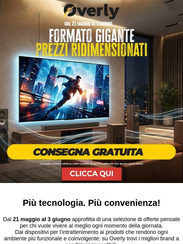 Consegna gratuita su tutto il catalogo: approfittane ora!