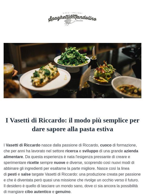 I Vasetti di Riccardo: il modo più semplice per dare sapore alla pasta estiva