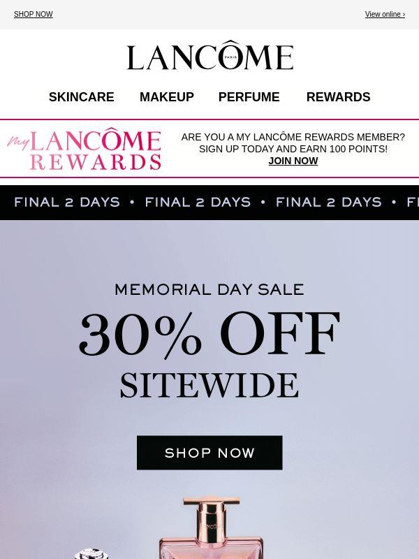 30% OFF Sitewide Ends Tomorrow! 🚨