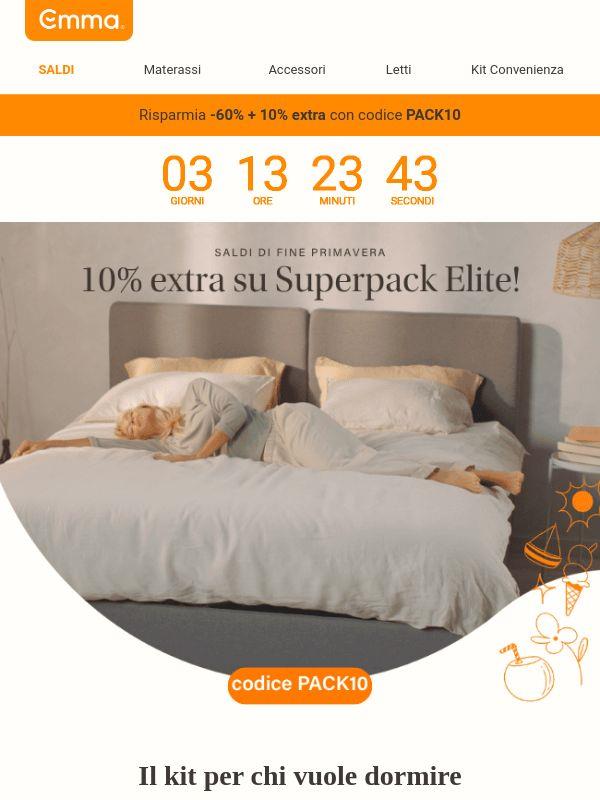⌛ Ultimi giorni: -60% + 10% extra su Superpack Elite!