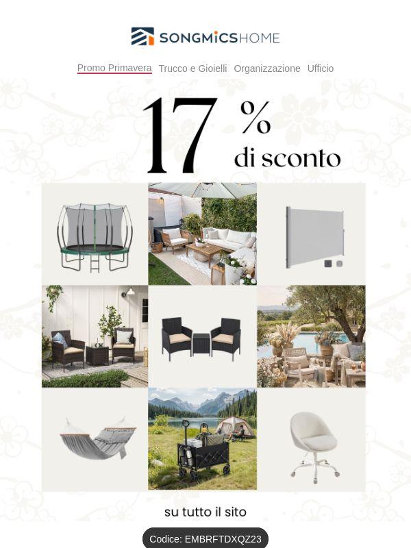 Grandi Sconti: -17% su tutto il sito e -25% sui migliori prodotti outdoor!
