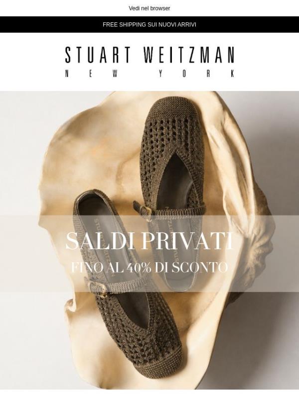 Saldi Privati: fino al 40% di sconto