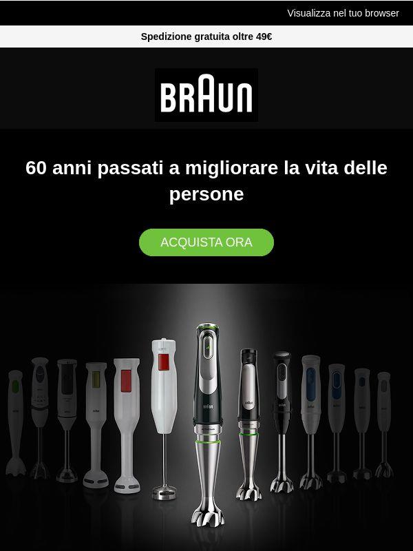 Ultima occasione - Festeggia con noi 60 anni di mixer ad immersione.
