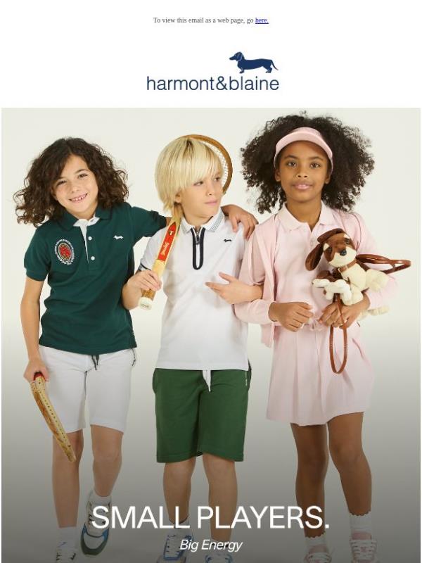 Small Players. Big Energy. Scopri la Collezione Junior