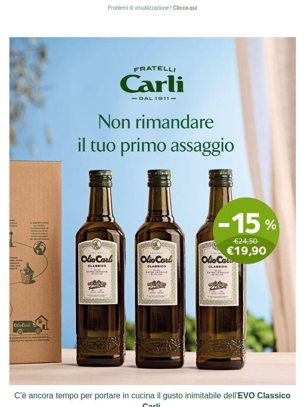 Ultimi giorni per il tuo -15% sulla Box Olio Classico