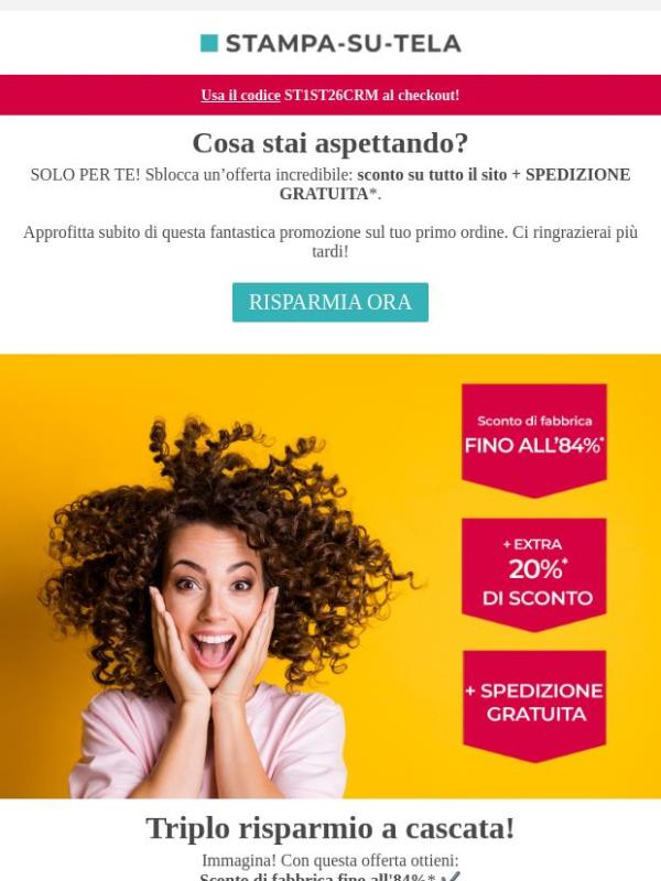 Il tuo codice 🔥 ST1ST26CRM 🔥 | Triplo risparmio assicurato!
