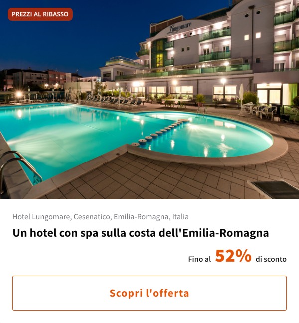 Un hotel con spa sulla costa dell'Emilia-Romagna