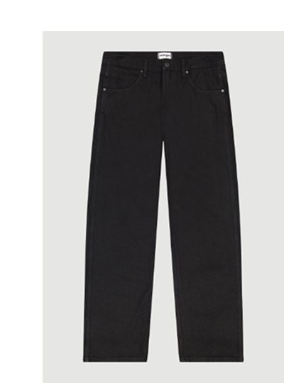 Frontier Relaxed Straight Non Stretch Jean - Jet Wash