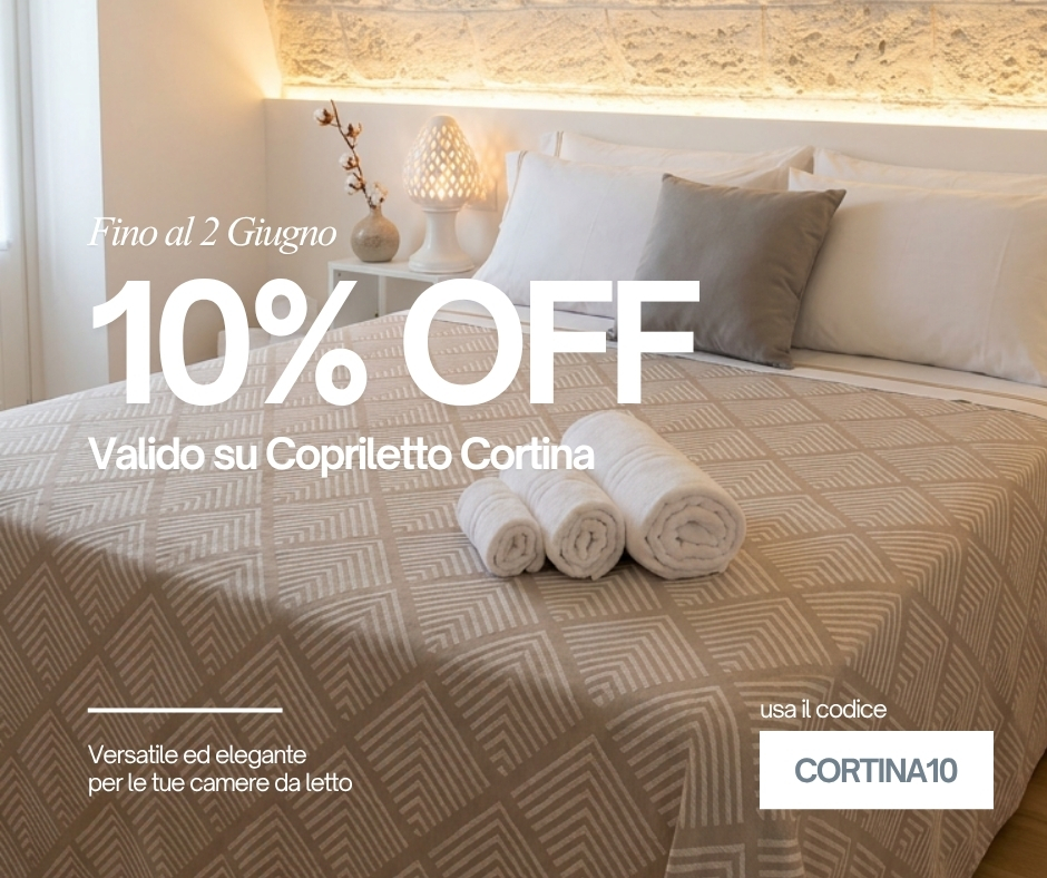 Copriletto Cortina 10 Off