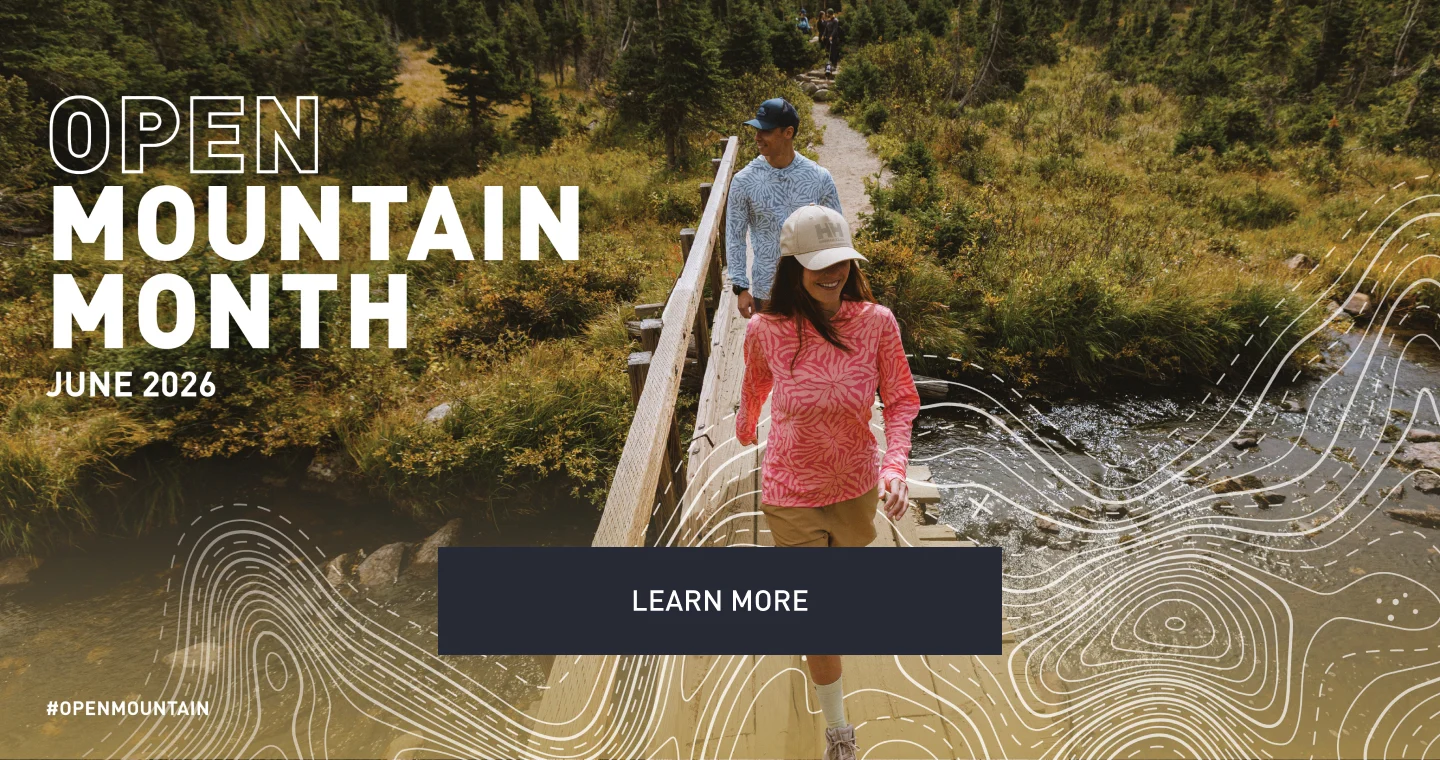 Open Mountain Month - June 2026 - learn more