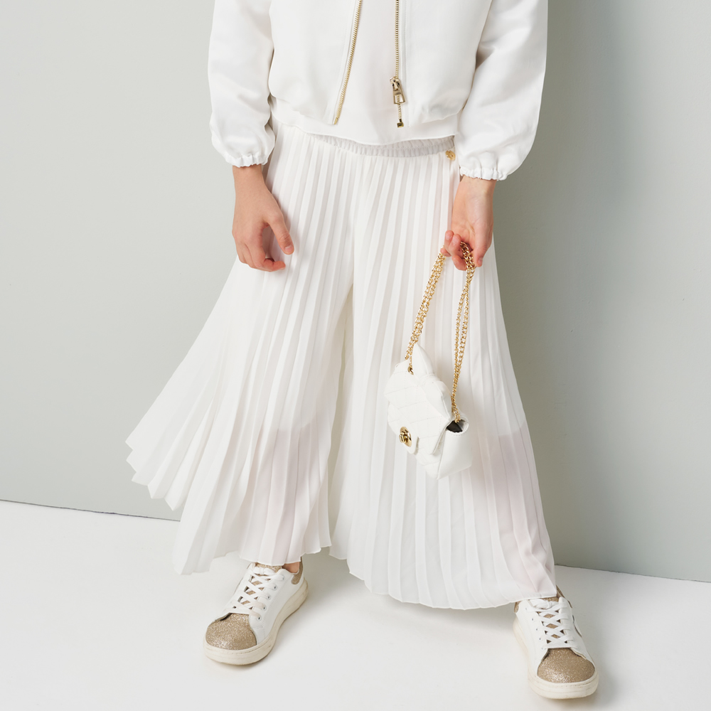 Image of PANTALONE ELEGANTE PLISSETTATO 4B715 RAGAZZA IDO