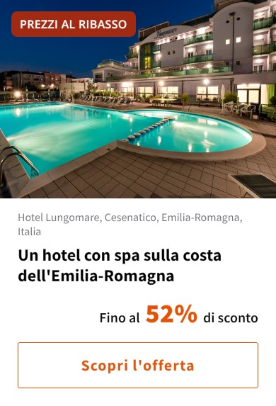 Un hotel con spa sulla costa dell'Emilia-Romagna