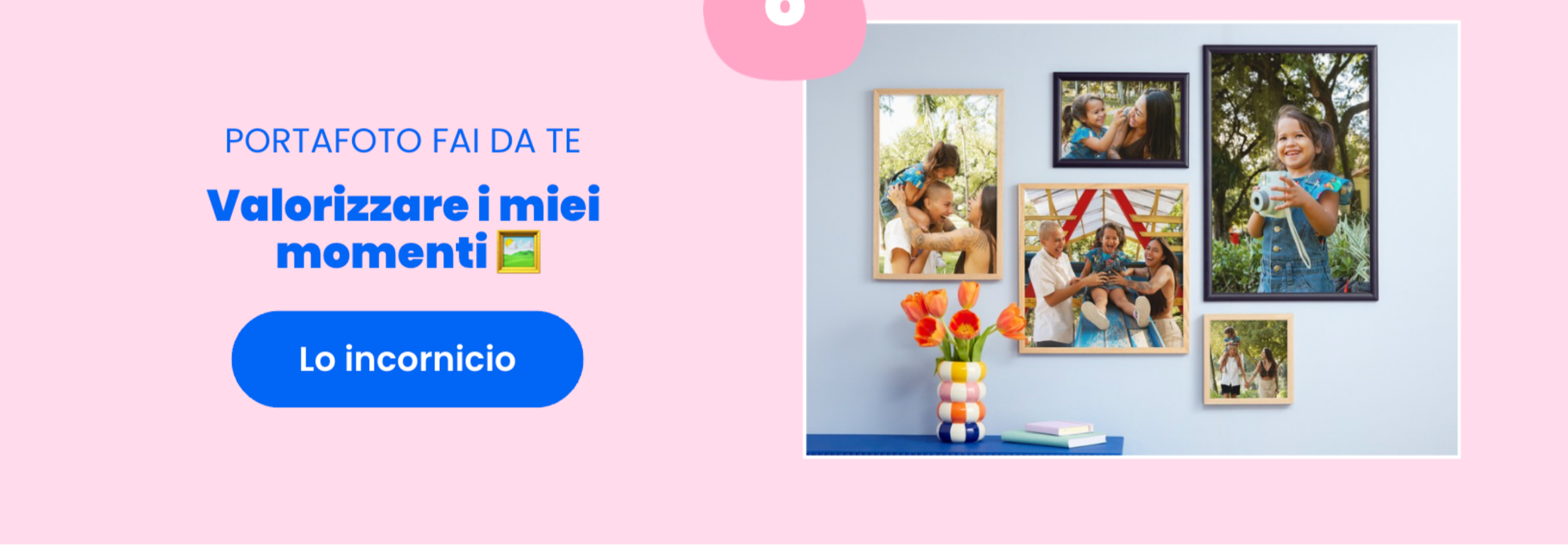 Portafoto fai da te 