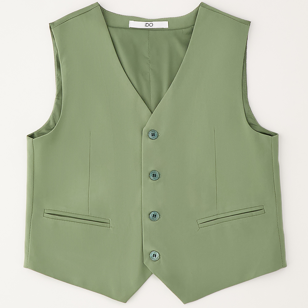 Image of GILET CERIMONIA TINTA UNITA 4G600 RAGAZZO IDO