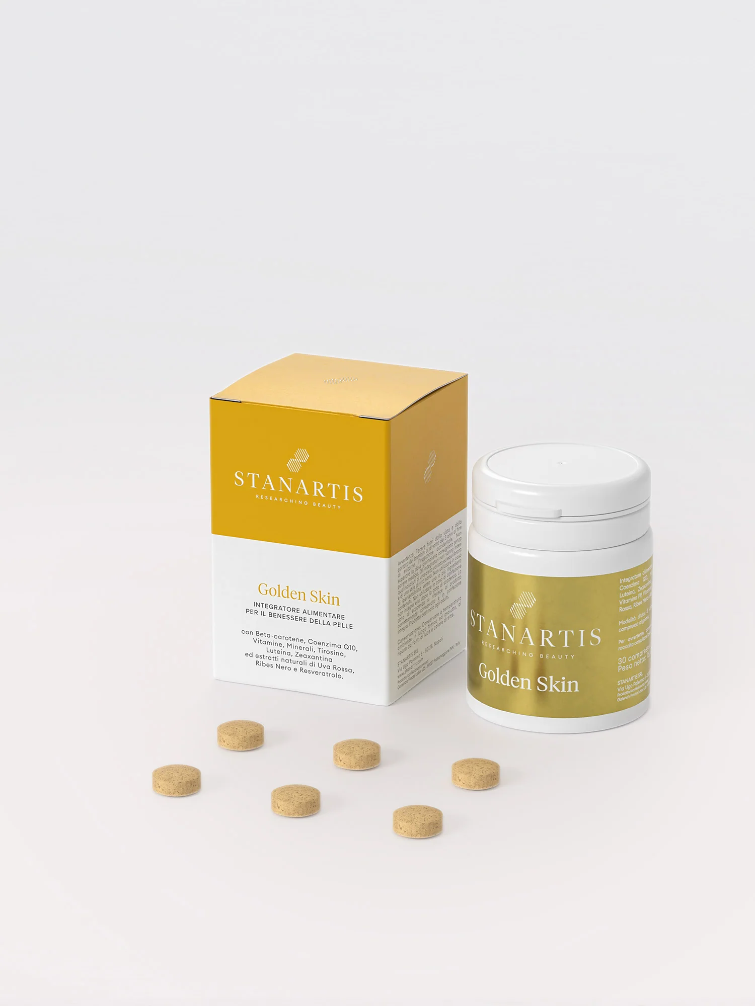 Image of Golden Skin – Integratore pelle con beta carotene per abbronzatura uniforme